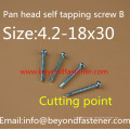 Ruspert Screw Self Tapping Screw EPDM Bond Washer 3.0*19